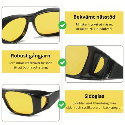 SafeOptic™ Nattkörningsglasögon